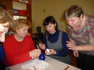 Žiobiškio bibliotekoje „Margučių raštai“