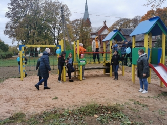 Nauja poilsio erdvė Žiobiškyje