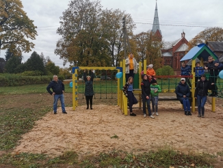 Nauja poilsio erdvė Žiobiškyje